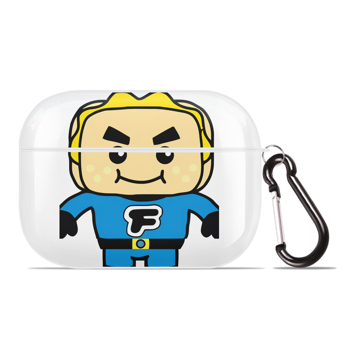 （画像用） アンパンマン Anpanman 【AirPods Pro用】ハードシェル保護ケース 耐衝撃・防指紋・カラビナ付き商品仕様