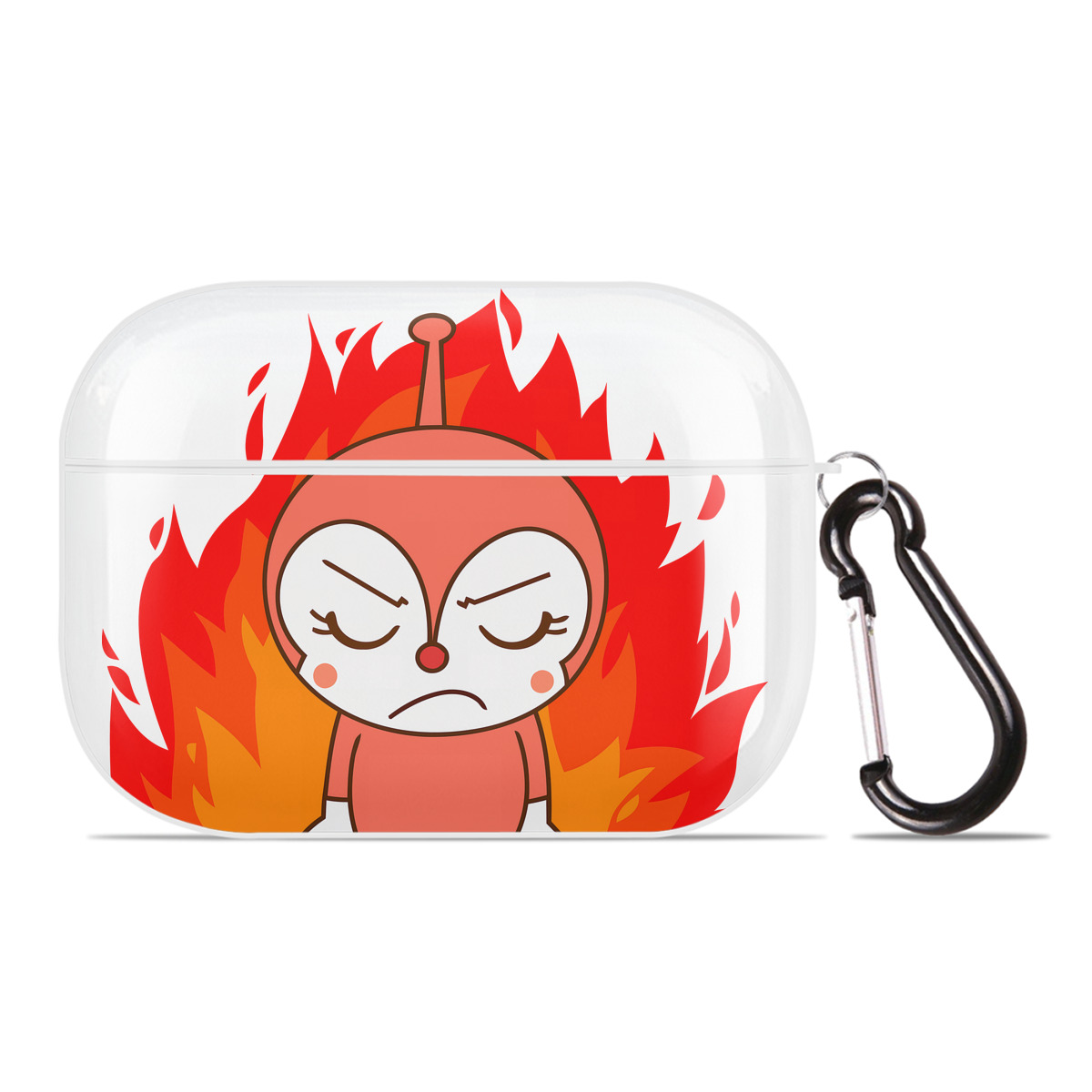 （画像用） アンパンマン Anpanman 【AirPods Pro用】ハードシェル保護ケース 耐衝撃・防指紋・カラビナ付き商品仕様