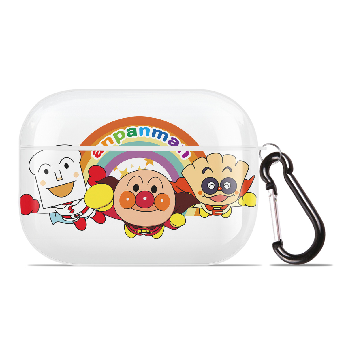 （画像用） アンパンマン Anpanman 【AirPods Pro用】ハードシェル保護ケース 耐衝撃・防指紋・カラビナ付き商品仕様