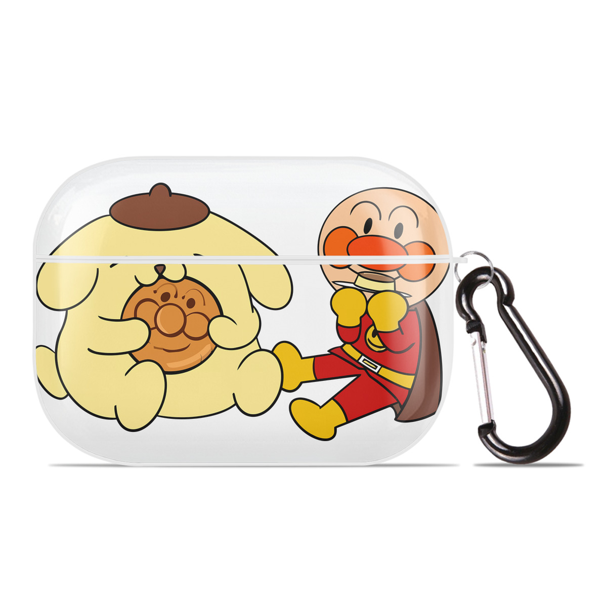 （画像用） アンパンマン Anpanman 【AirPods Pro用】ハードシェル保護ケース 耐衝撃・防指紋・カラビナ付き商品仕様
