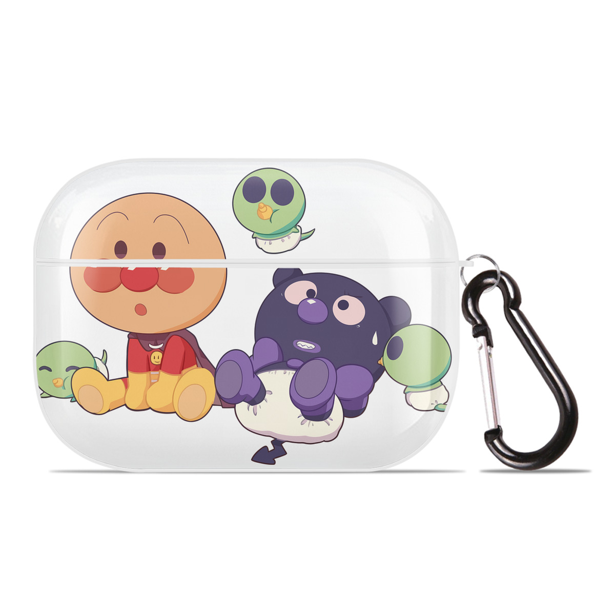（画像用） アンパンマン Anpanman 【AirPods Pro用】ハードシェル保護ケース 耐衝撃・防指紋・カラビナ付き商品仕様