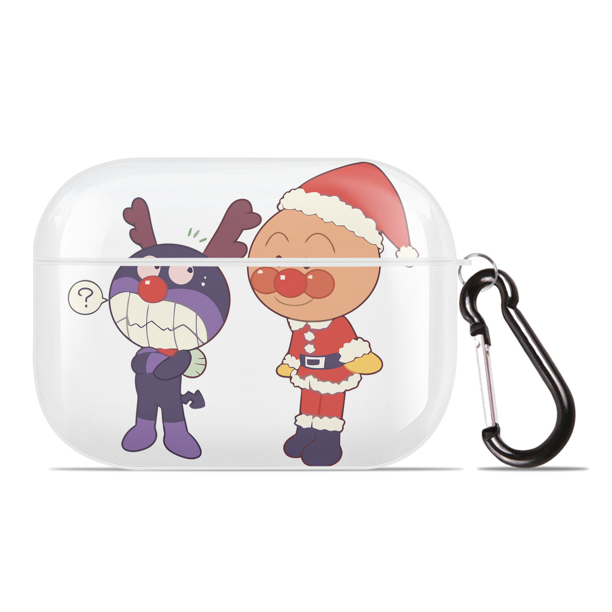 （画像用） アンパンマン Anpanman 【AirPods Pro用】ハードシェル保護ケース 耐衝撃・防指紋・カラビナ付き商品仕様