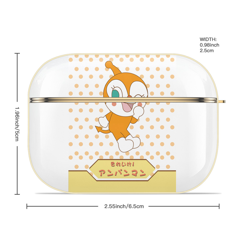 アンパンマン Anpanman 【AirPods Pro用】ハードシェル保護ケース｜耐衝撃・防指紋・カラビナ付き商品仕様