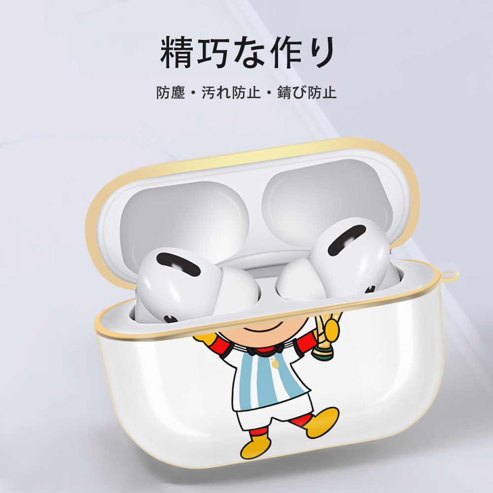 アンパンマン Anpanman 【AirPods Pro用】ハードシェル保護ケース｜耐衝撃・防指紋・カラビナ付き商品仕様