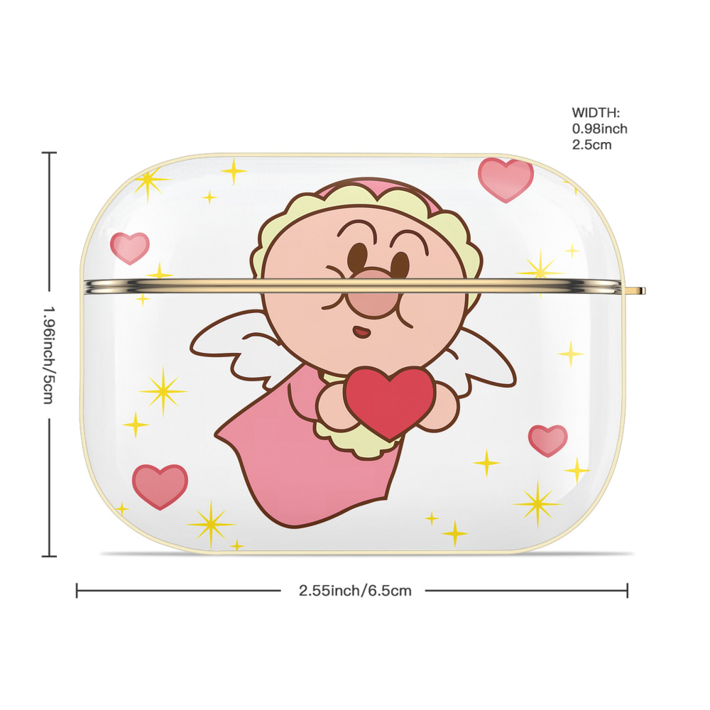 アンパンマン Anpanman 【AirPods Pro用】ハードシェル保護ケース｜耐衝撃・防指紋・カラビナ付き商品仕様