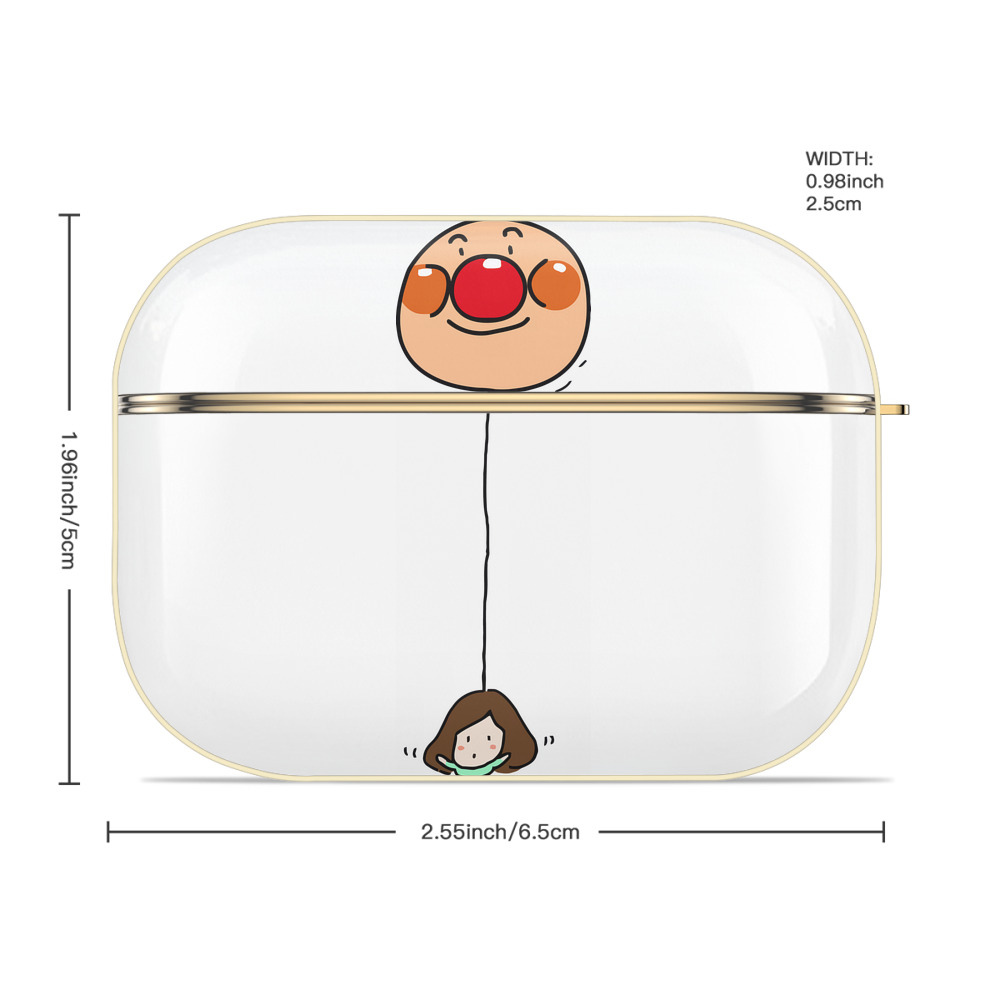 アンパンマン Anpanman 【AirPods Pro用】ハードシェル保護ケース｜耐衝撃・防指紋・カラビナ付き商品仕様
