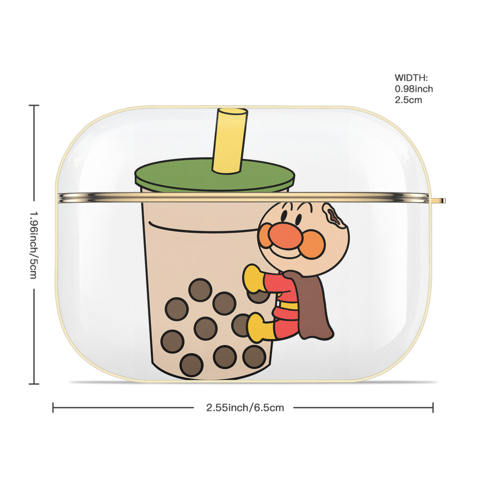 アンパンマン Anpanman 【AirPods Pro用】ハードシェル保護ケース｜耐衝撃・防指紋・カラビナ付き商品仕様