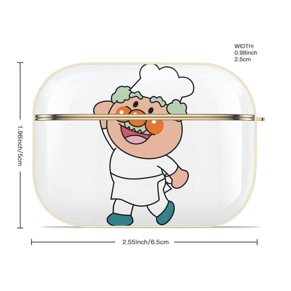 アンパンマン Anpanman 【AirPods Pro用】ハードシェル保護ケース｜耐衝撃・防指紋・カラビナ付き商品仕様