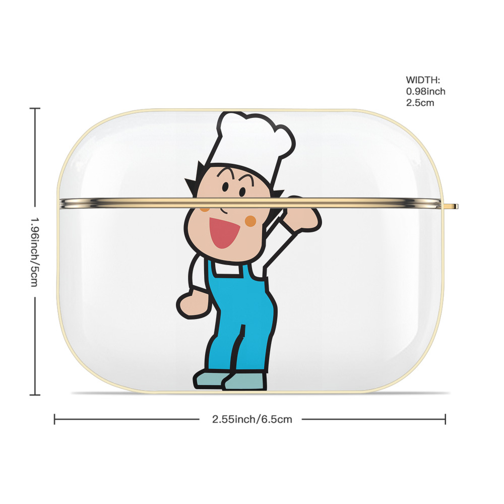アンパンマン Anpanman 【AirPods Pro用】ハードシェル保護ケース｜耐衝撃・防指紋・カラビナ付き商品仕様