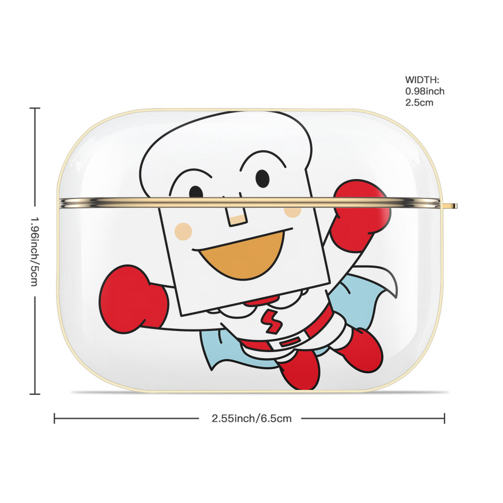 アンパンマン Anpanman 【AirPods Pro用】ハードシェル保護ケース｜耐衝撃・防指紋・カラビナ付き商品仕様