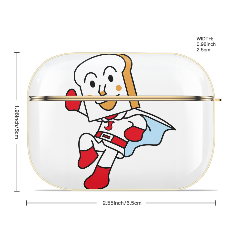 アンパンマン Anpanman 【AirPods Pro用】ハードシェル保護ケース｜耐衝撃・防指紋・カラビナ付き商品仕様