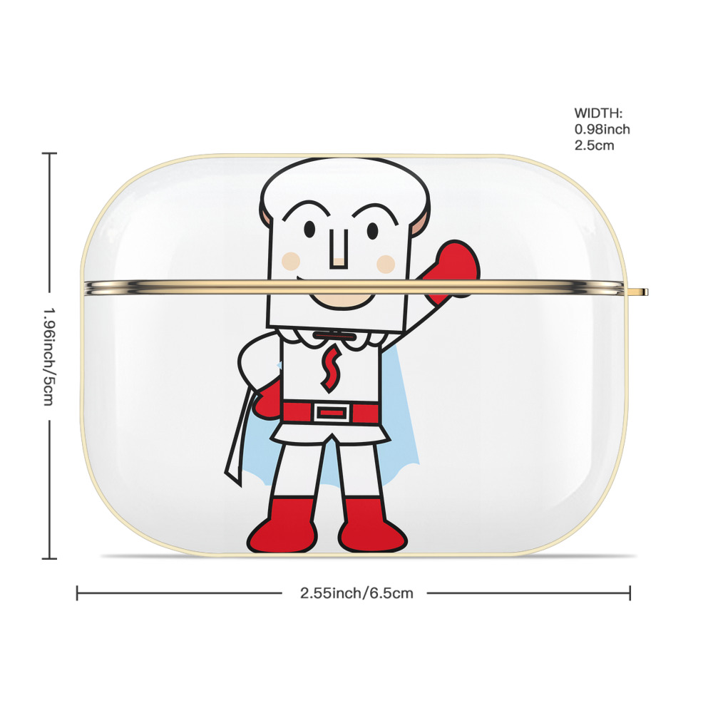 アンパンマン Anpanman 【AirPods Pro用】ハードシェル保護ケース｜耐衝撃・防指紋・カラビナ付き商品仕様