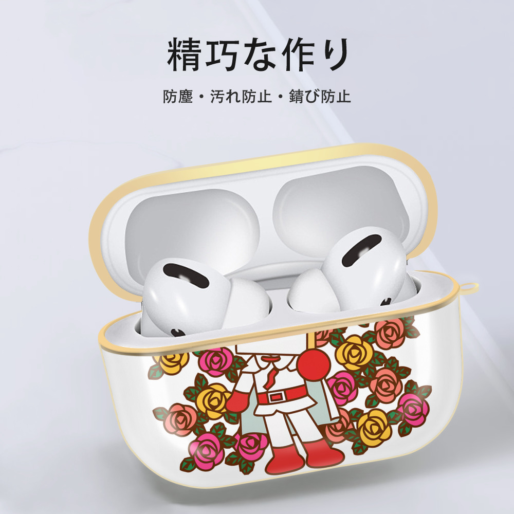 アンパンマン Anpanman 【AirPods Pro用】ハードシェル保護ケース｜耐衝撃・防指紋・カラビナ付き商品仕様