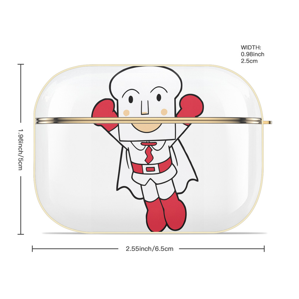 アンパンマン Anpanman 【AirPods Pro用】ハードシェル保護ケース｜耐衝撃・防指紋・カラビナ付き商品仕様