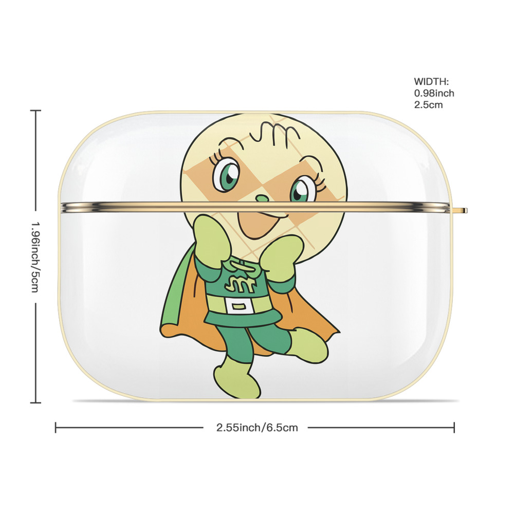 アンパンマン Anpanman 【AirPods Pro用】ハードシェル保護ケース｜耐衝撃・防指紋・カラビナ付き商品仕様