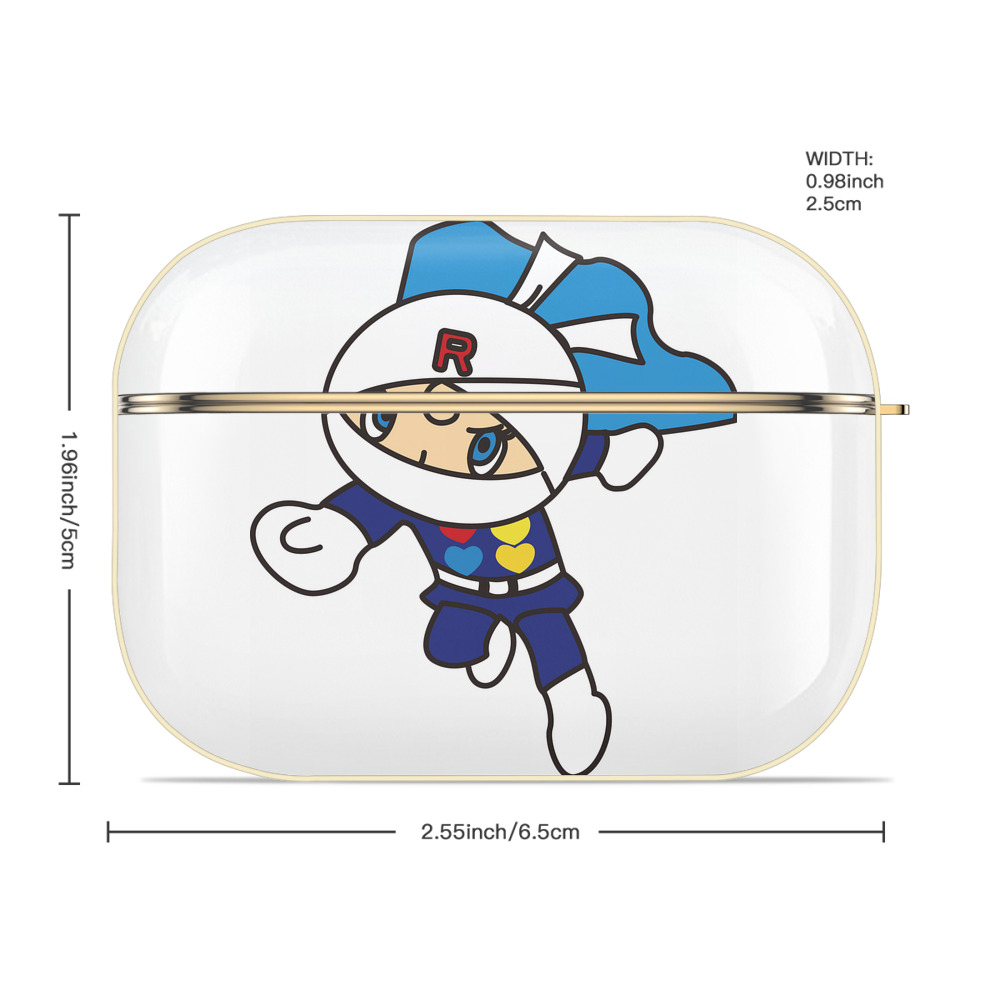 アンパンマン Anpanman 【AirPods Pro用】ハードシェル保護ケース｜耐衝撃・防指紋・カラビナ付き商品仕様