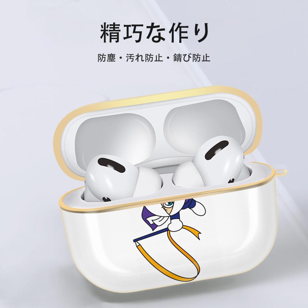 アンパンマン Anpanman 【AirPods Pro用】ハードシェル保護ケース｜耐衝撃・防指紋・カラビナ付き商品仕様