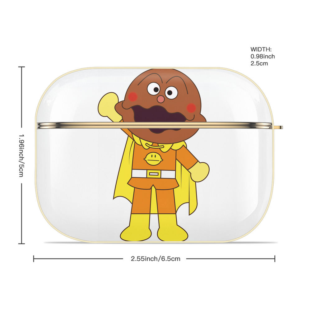 アンパンマン Anpanman 【AirPods Pro用】ハードシェル保護ケース｜耐衝撃・防指紋・カラビナ付き商品仕様