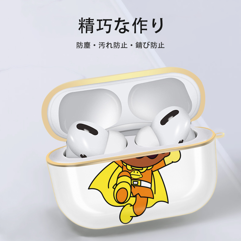 アンパンマン Anpanman 【AirPods Pro用】ハードシェル保護ケース｜耐衝撃・防指紋・カラビナ付き商品仕様