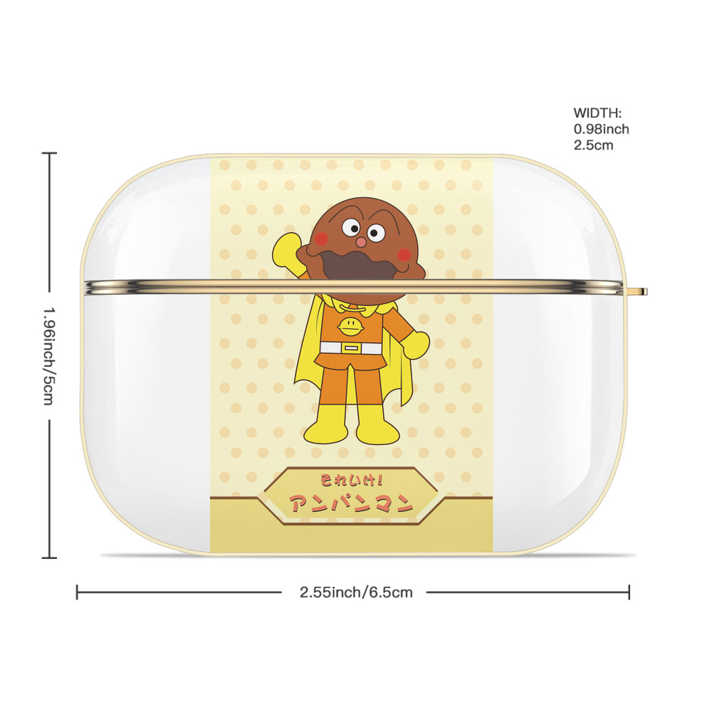 アンパンマン Anpanman 【AirPods Pro用】ハードシェル保護ケース｜耐衝撃・防指紋・カラビナ付き商品仕様