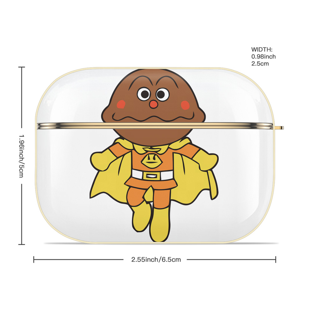 アンパンマン Anpanman 【AirPods Pro用】ハードシェル保護ケース｜耐衝撃・防指紋・カラビナ付き商品仕様