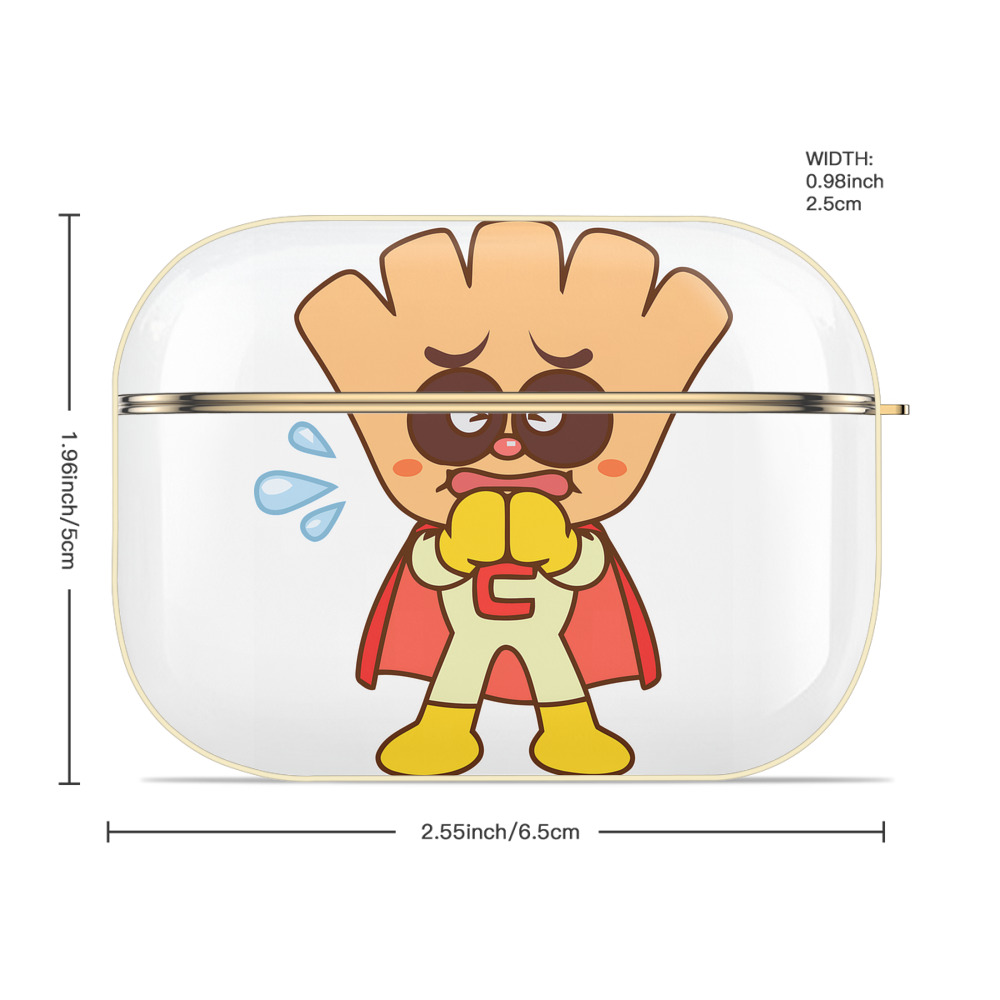 アンパンマン Anpanman 【AirPods Pro用】ハードシェル保護ケース｜耐衝撃・防指紋・カラビナ付き商品仕様
