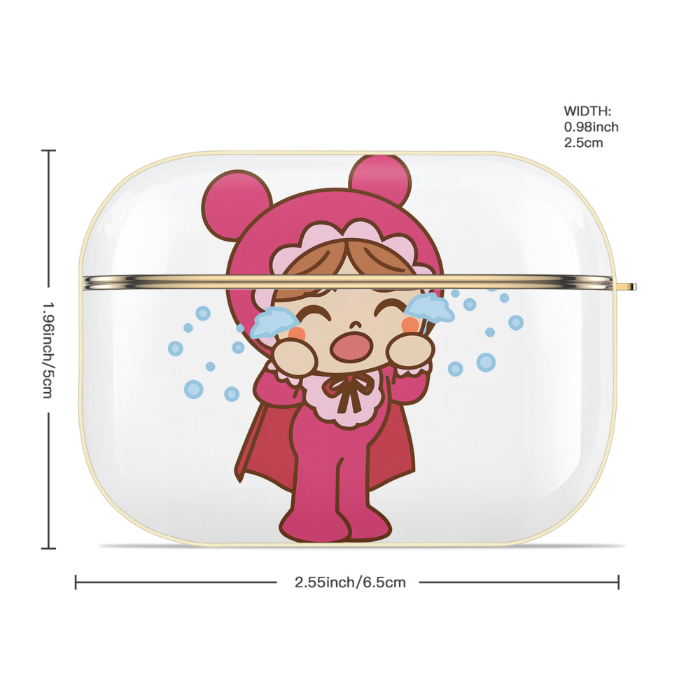 アンパンマン Anpanman 【AirPods Pro用】ハードシェル保護ケース｜耐衝撃・防指紋・カラビナ付き商品仕様