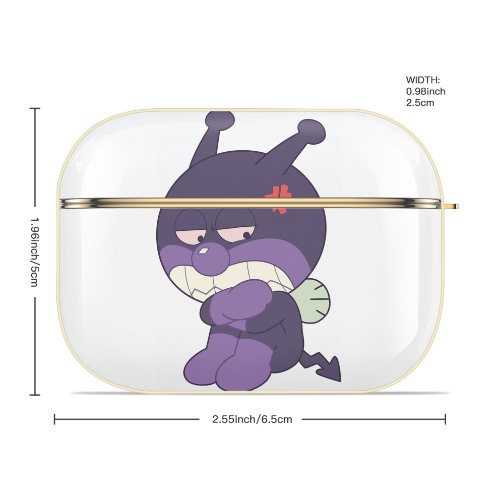 アンパンマン Anpanman 【AirPods Pro用】ハードシェル保護ケース｜耐衝撃・防指紋・カラビナ付き商品仕様