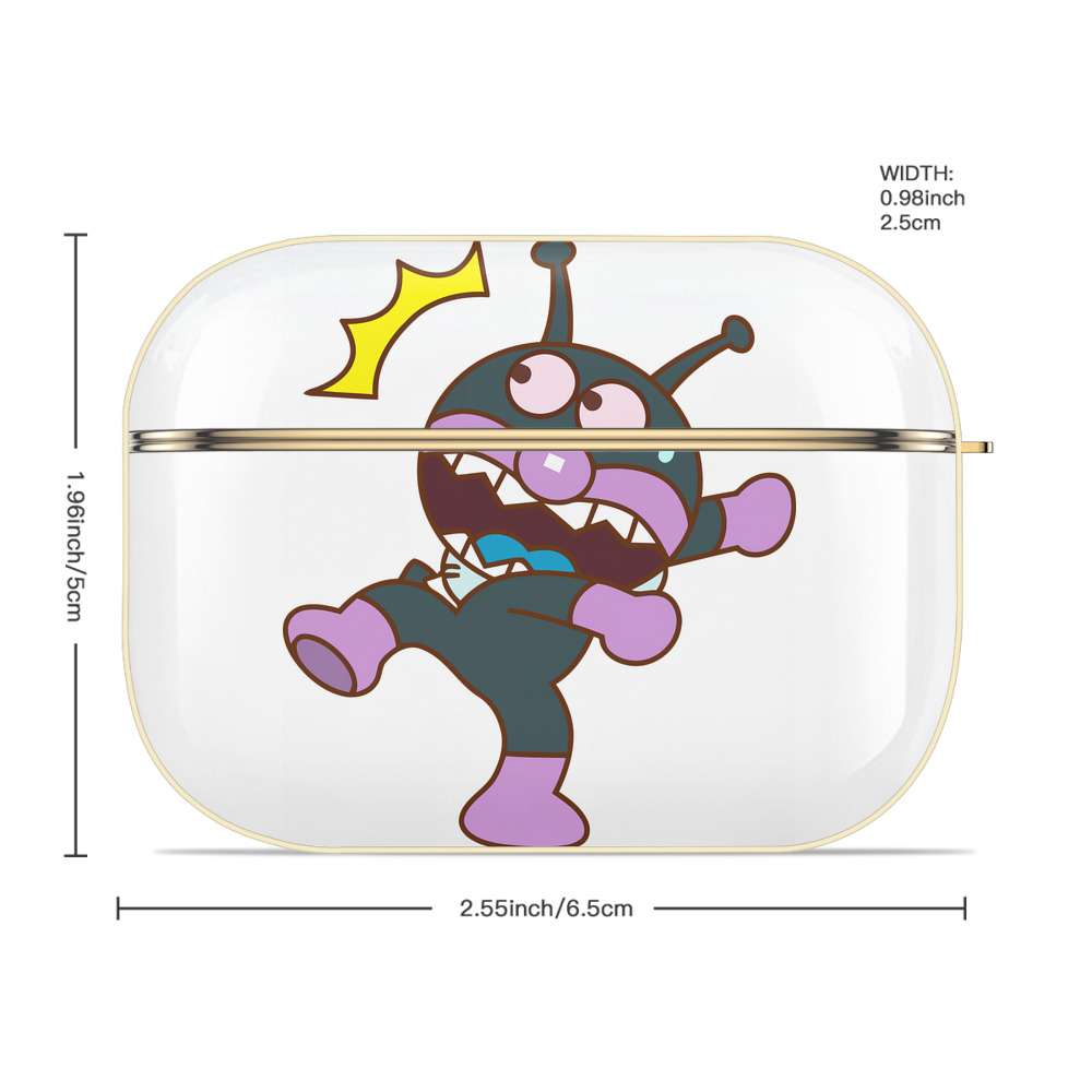 アンパンマン Anpanman 【AirPods Pro用】ハードシェル保護ケース｜耐衝撃・防指紋・カラビナ付き商品仕様