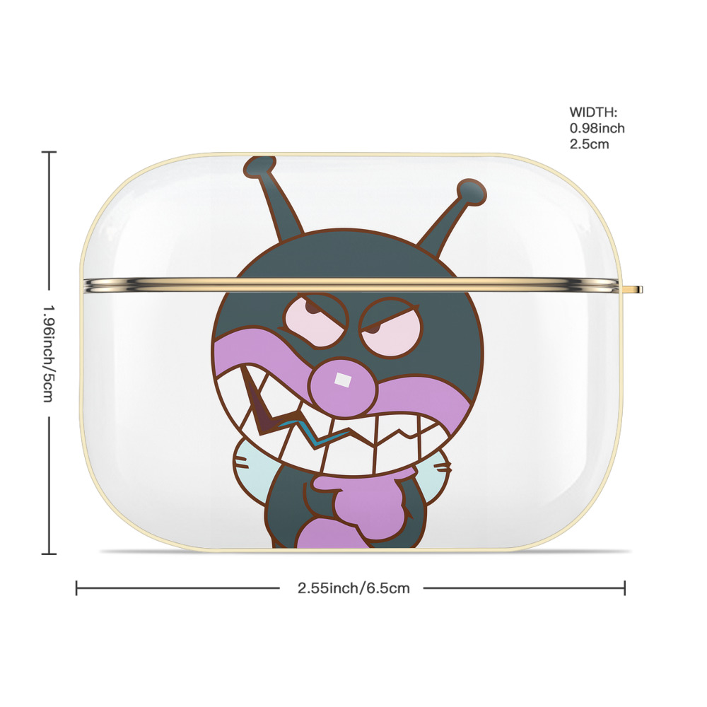 アンパンマン Anpanman 【AirPods Pro用】ハードシェル保護ケース｜耐衝撃・防指紋・カラビナ付き商品仕様