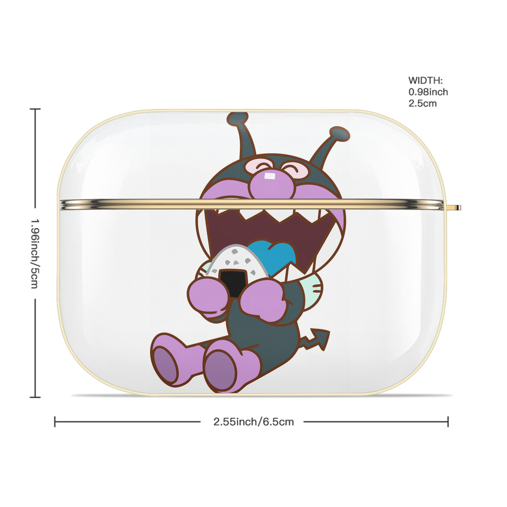 アンパンマン Anpanman 【AirPods Pro用】ハードシェル保護ケース｜耐衝撃・防指紋・カラビナ付き商品仕様