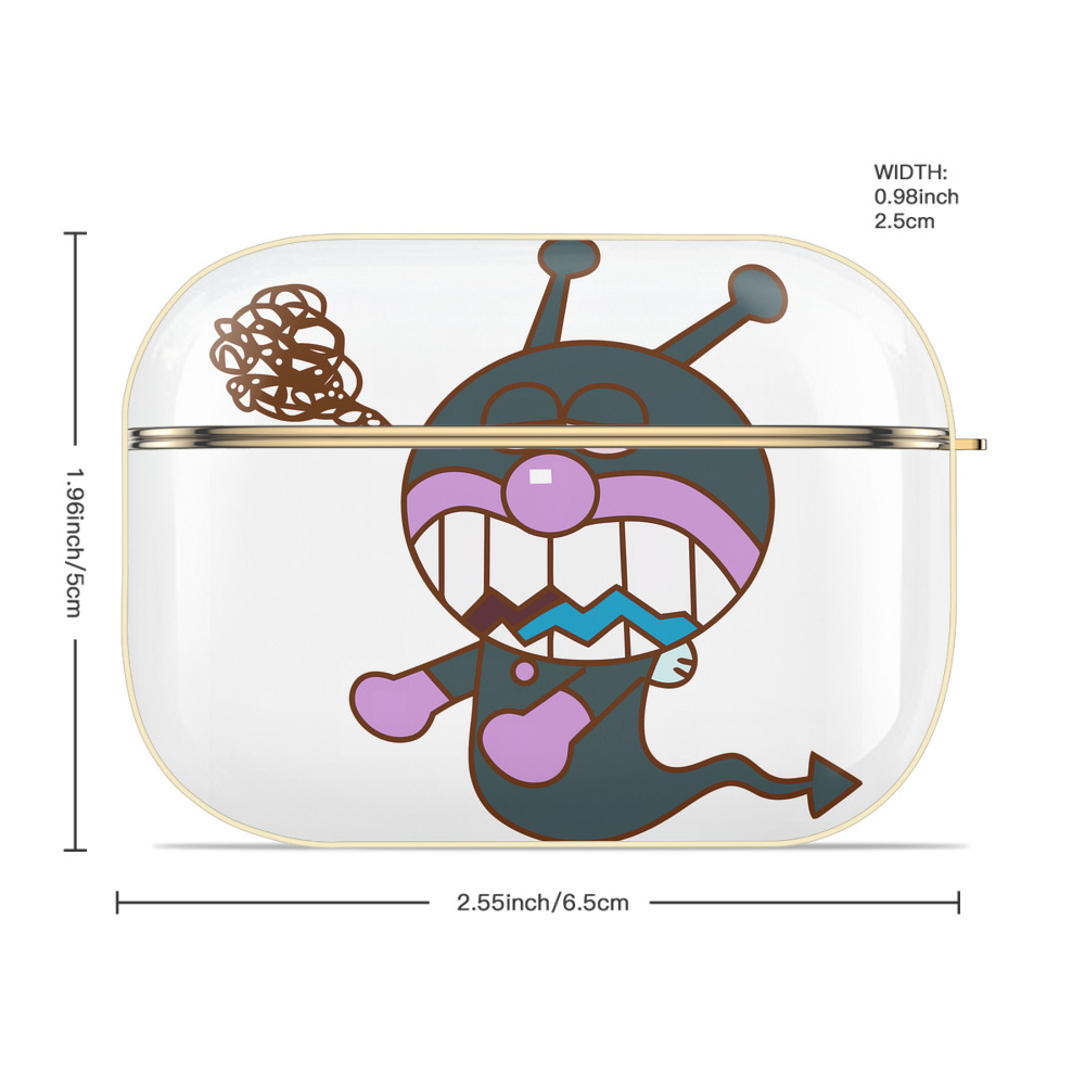 アンパンマン Anpanman 【AirPods Pro用】ハードシェル保護ケース｜耐衝撃・防指紋・カラビナ付き商品仕様