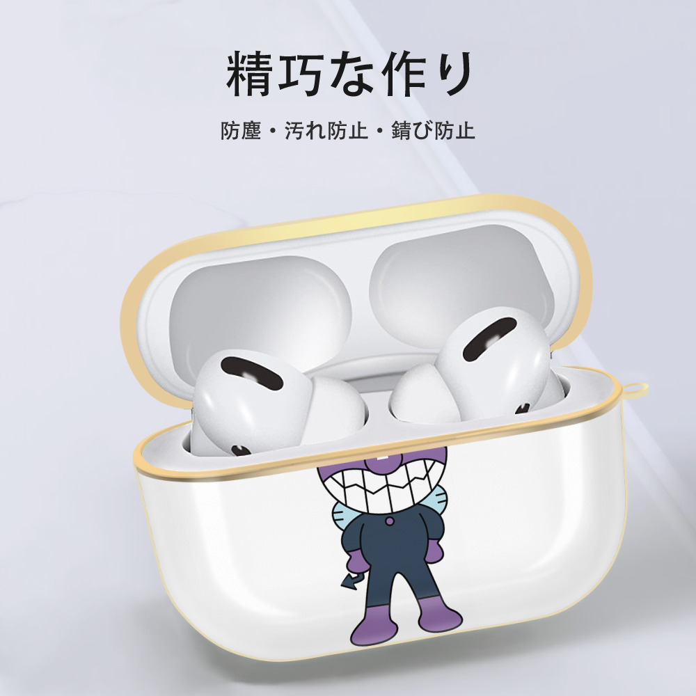 アンパンマン Anpanman 【AirPods Pro用】ハードシェル保護ケース｜耐衝撃・防指紋・カラビナ付き商品仕様