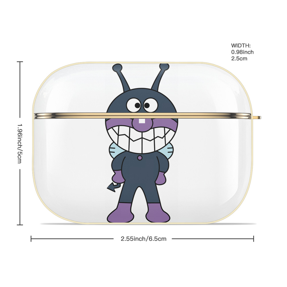 アンパンマン Anpanman 【AirPods Pro用】ハードシェル保護ケース｜耐衝撃・防指紋・カラビナ付き商品仕様