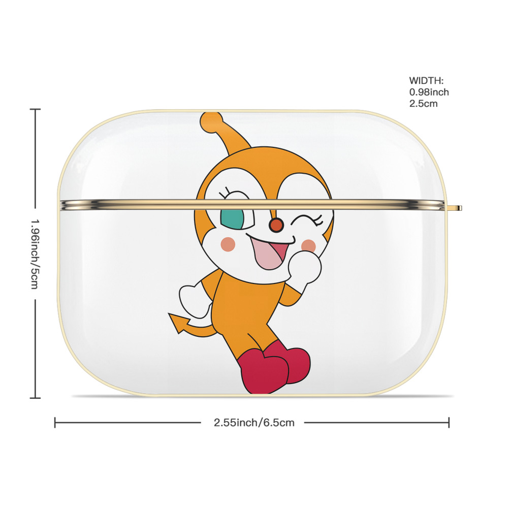 アンパンマン Anpanman 【AirPods Pro用】ハードシェル保護ケース｜耐衝撃・防指紋・カラビナ付き商品仕様