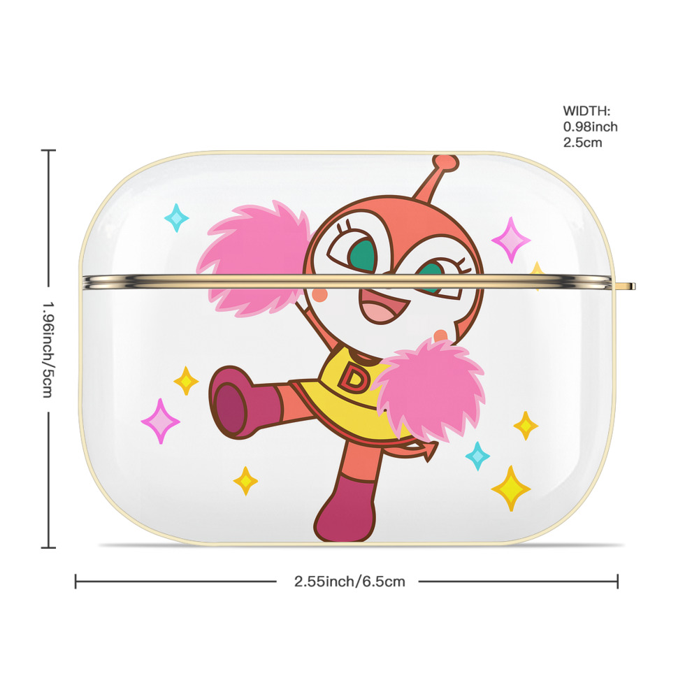 アンパンマン Anpanman 【AirPods Pro用】ハードシェル保護ケース｜耐衝撃・防指紋・カラビナ付き商品仕様