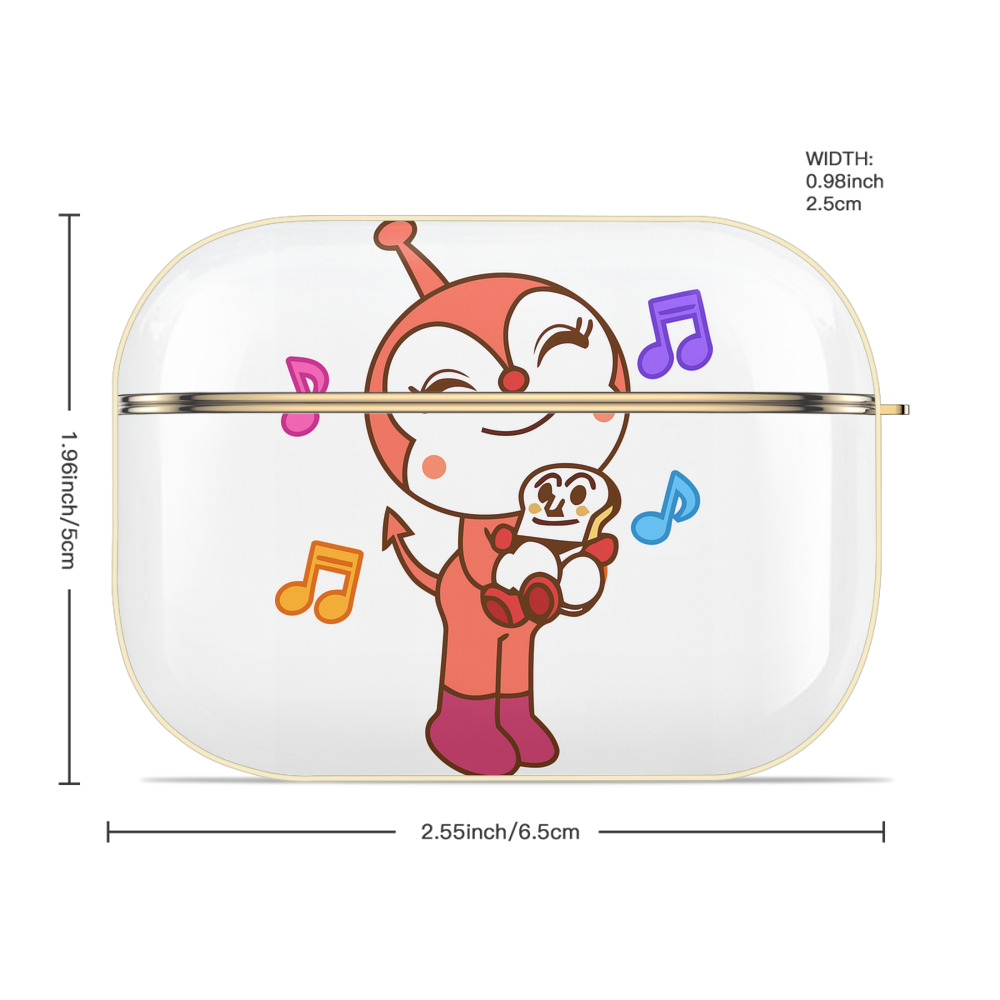 アンパンマン Anpanman 【AirPods Pro用】ハードシェル保護ケース｜耐衝撃・防指紋・カラビナ付き商品仕様
