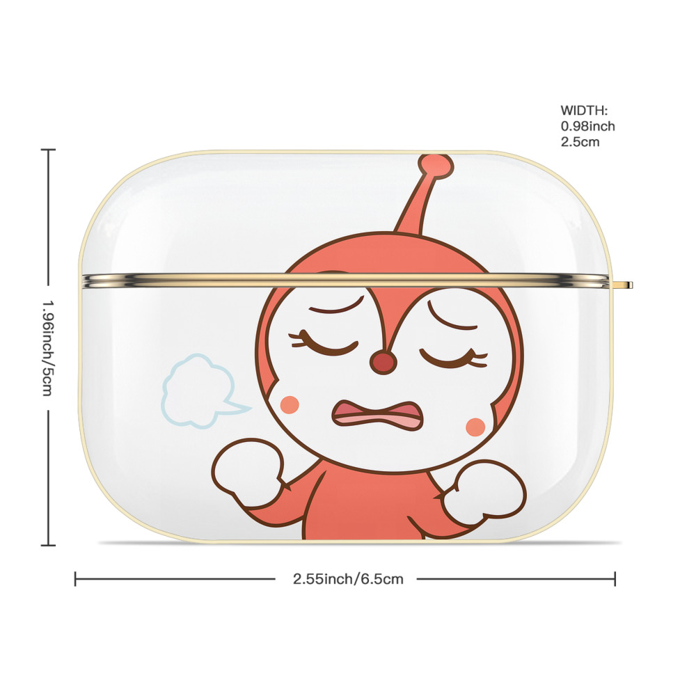 アンパンマン Anpanman 【AirPods Pro用】ハードシェル保護ケース｜耐衝撃・防指紋・カラビナ付き商品仕様