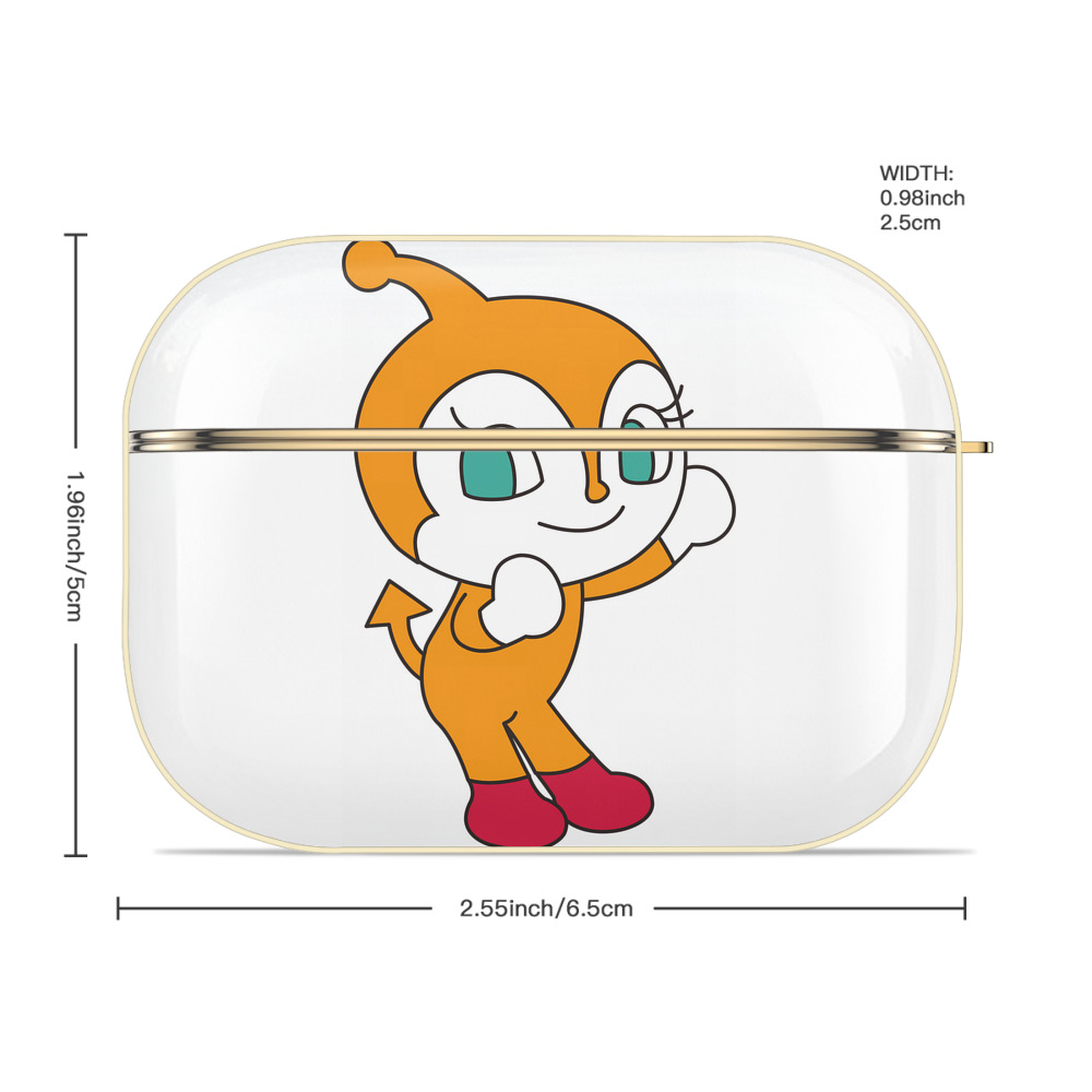 アンパンマン Anpanman 【AirPods Pro用】ハードシェル保護ケース｜耐衝撃・防指紋・カラビナ付き商品仕様