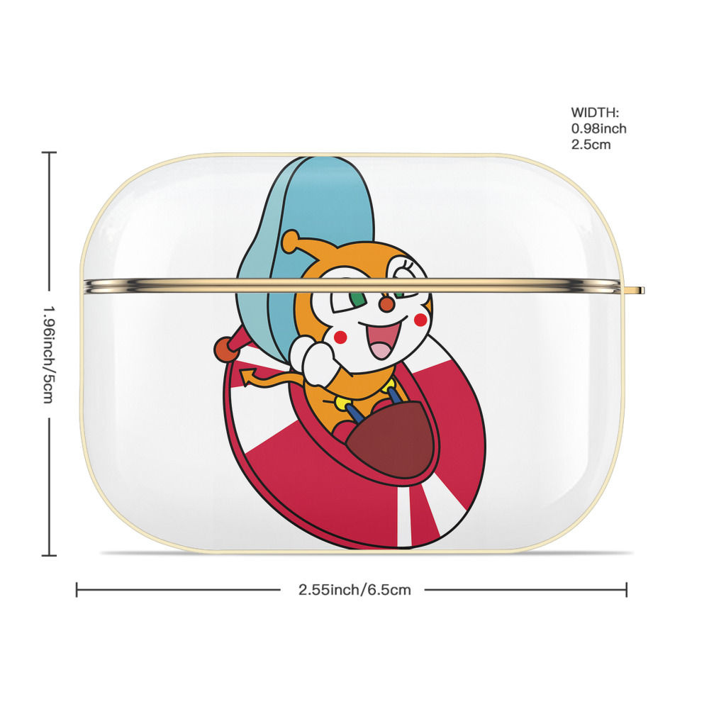 アンパンマン Anpanman 【AirPods Pro用】ハードシェル保護ケース｜耐衝撃・防指紋・カラビナ付き商品仕様