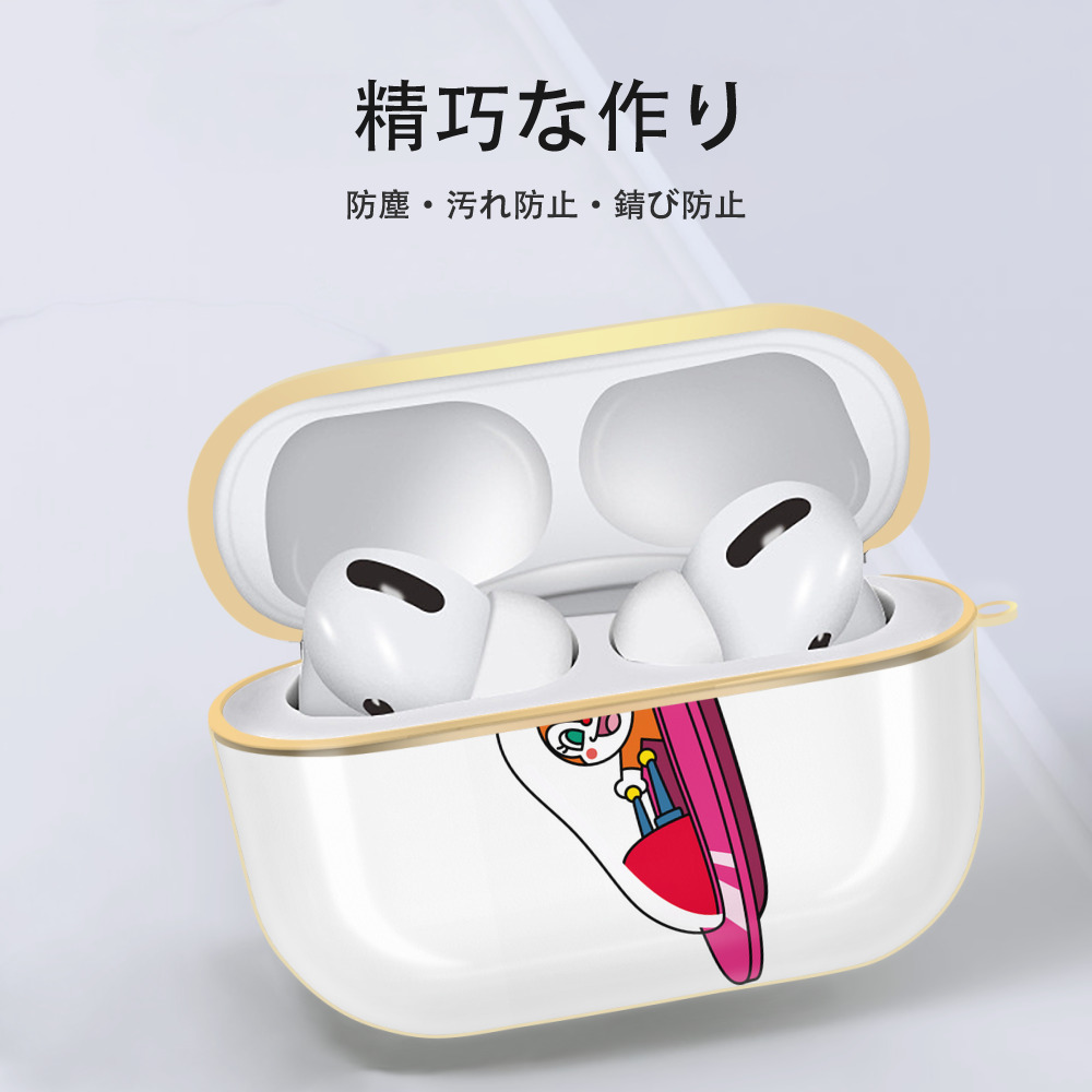 アンパンマン Anpanman 【AirPods Pro用】ハードシェル保護ケース｜耐衝撃・防指紋・カラビナ付き商品仕様
