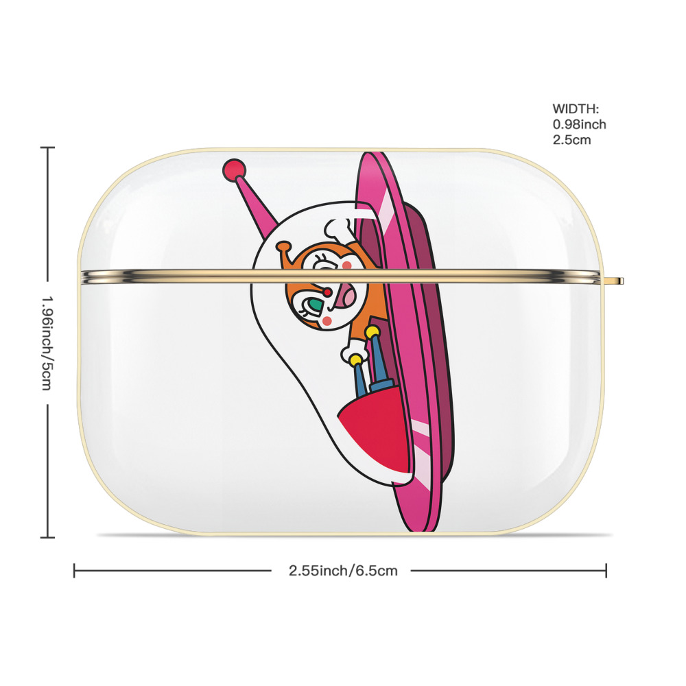 アンパンマン Anpanman 【AirPods Pro用】ハードシェル保護ケース｜耐衝撃・防指紋・カラビナ付き商品仕様