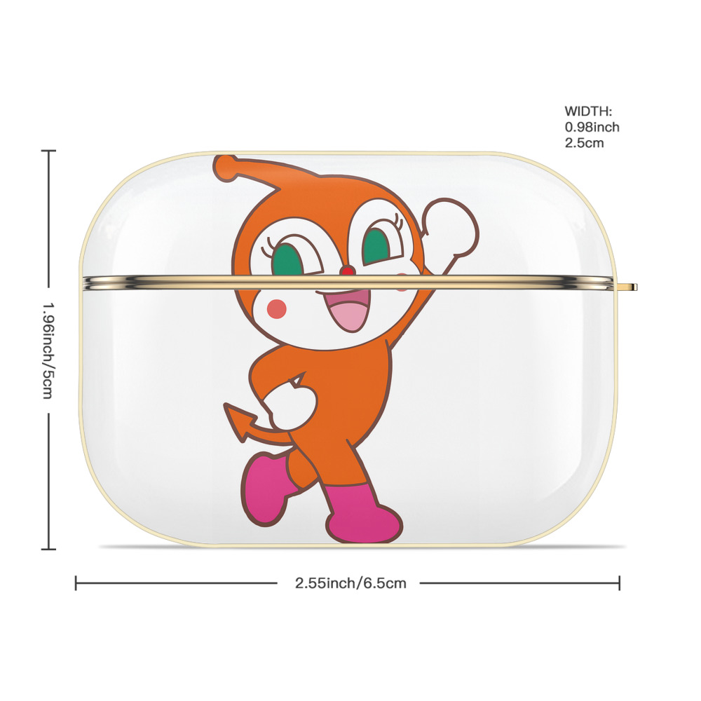 アンパンマン Anpanman 【AirPods Pro用】ハードシェル保護ケース｜耐衝撃・防指紋・カラビナ付き商品仕様