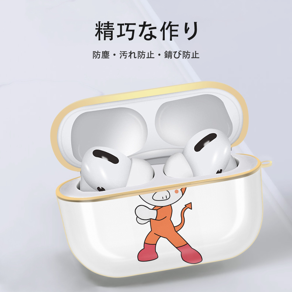 アンパンマン Anpanman 【AirPods Pro用】ハードシェル保護ケース｜耐衝撃・防指紋・カラビナ付き商品仕様