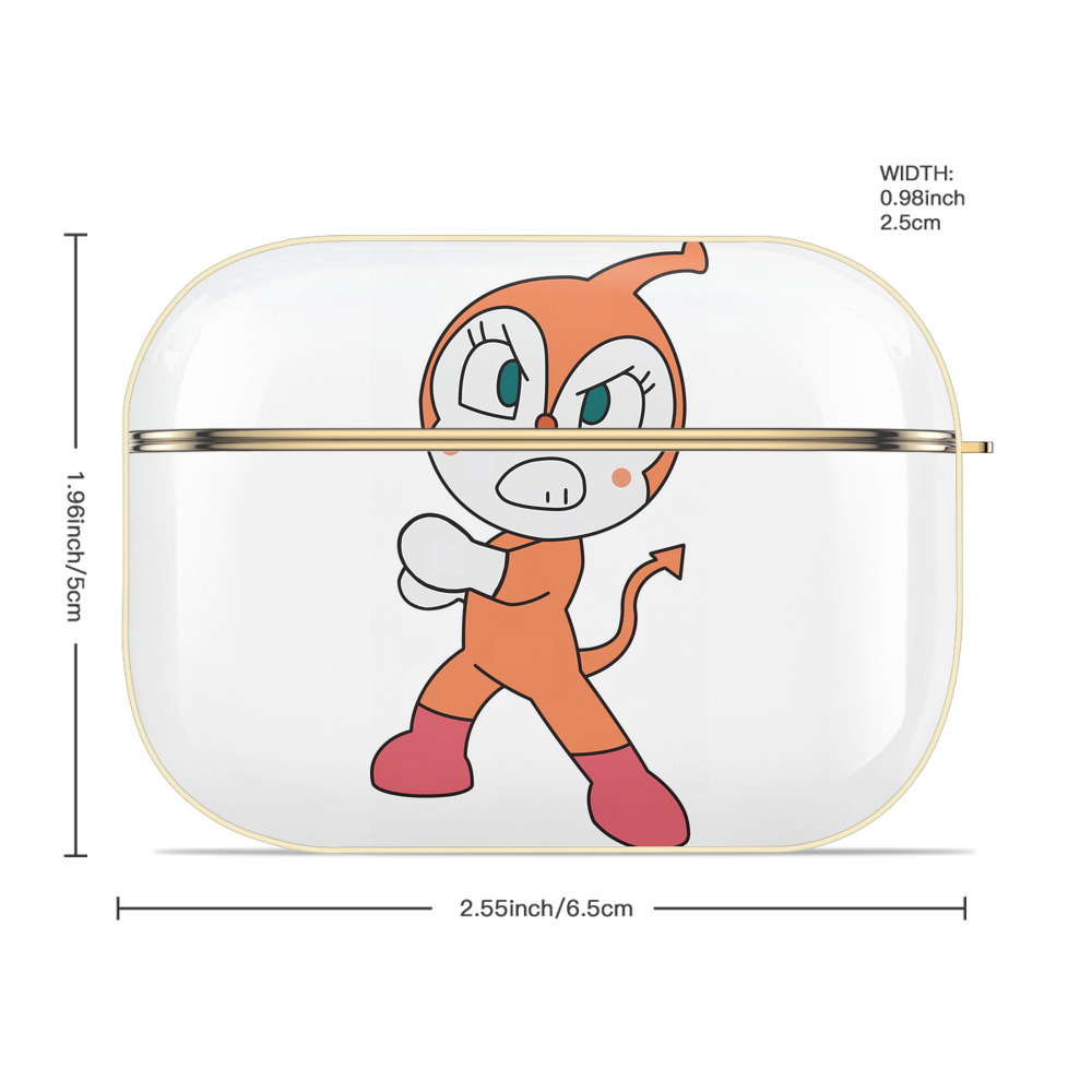 アンパンマン Anpanman 【AirPods Pro用】ハードシェル保護ケース｜耐衝撃・防指紋・カラビナ付き商品仕様