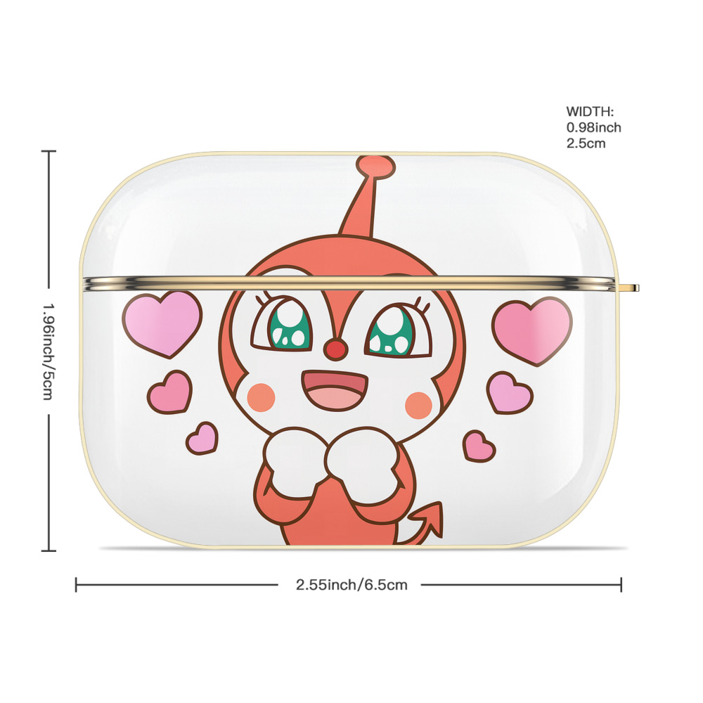 アンパンマン Anpanman 【AirPods Pro用】ハードシェル保護ケース｜耐衝撃・防指紋・カラビナ付き商品仕様