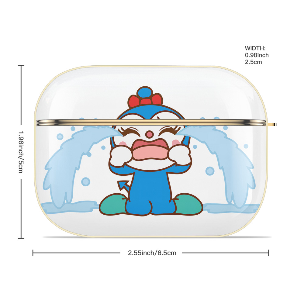 アンパンマン Anpanman 【AirPods Pro用】ハードシェル保護ケース｜耐衝撃・防指紋・カラビナ付き商品仕様