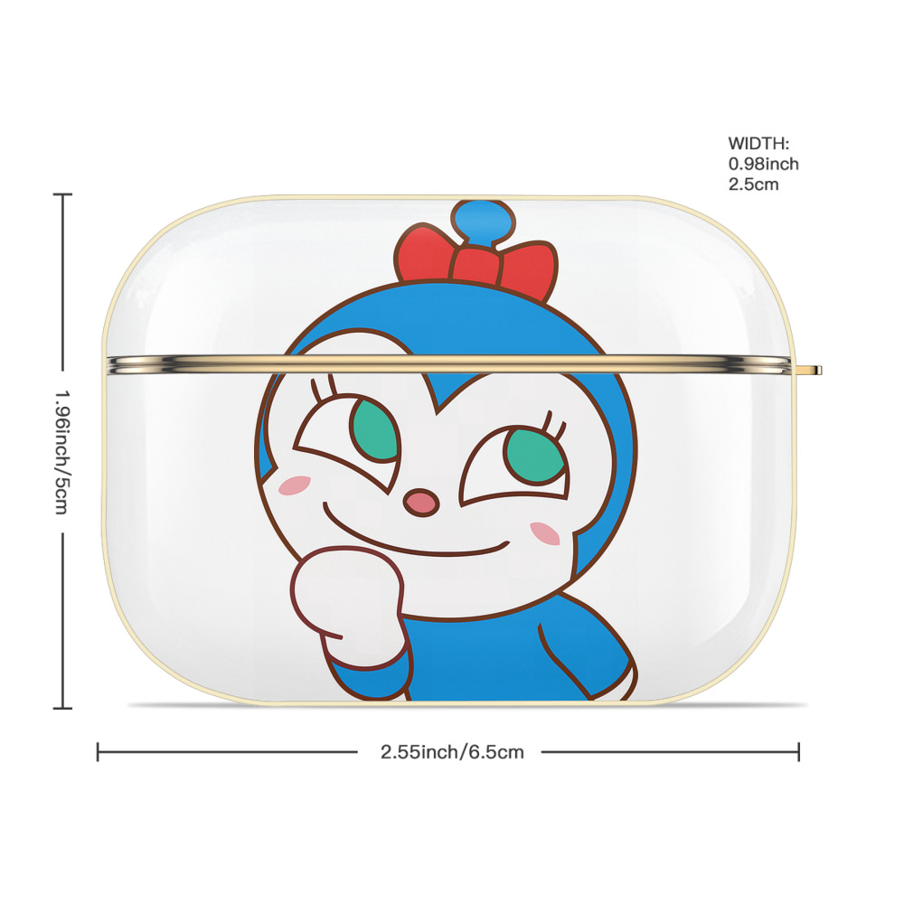 アンパンマン Anpanman 【AirPods Pro用】ハードシェル保護ケース｜耐衝撃・防指紋・カラビナ付き商品仕様