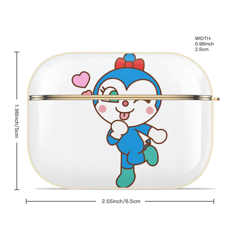 アンパンマン Anpanman 【AirPods Pro用】ハードシェル保護ケース｜耐衝撃・防指紋・カラビナ付き商品仕様