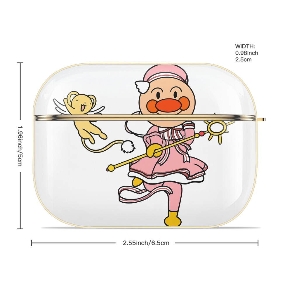 アンパンマン Anpanman 【AirPods Pro用】ハードシェル保護ケース｜耐衝撃・防指紋・カラビナ付き商品仕様